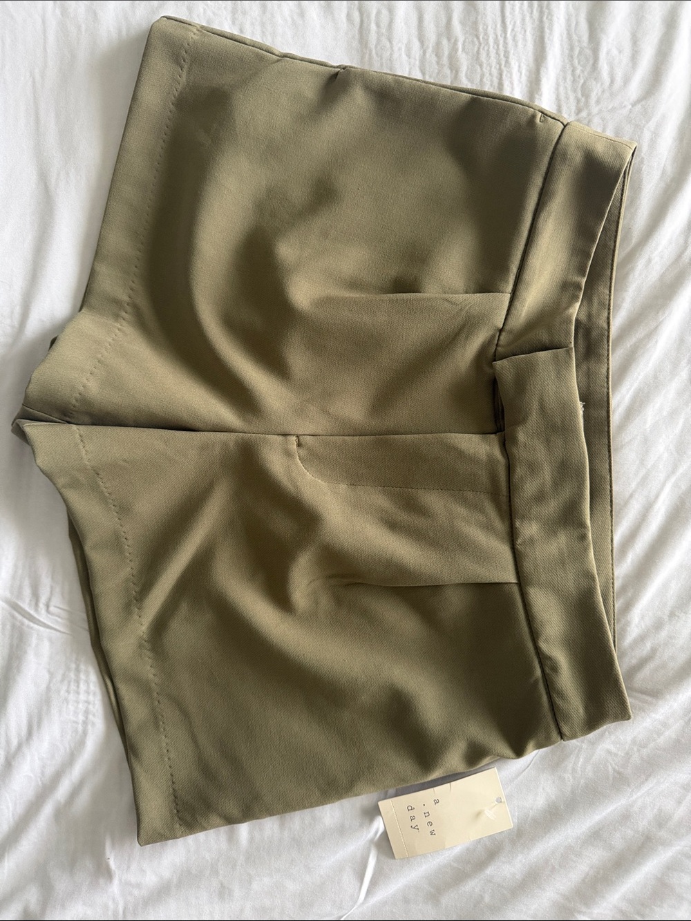 Khaki color Dress Shorts